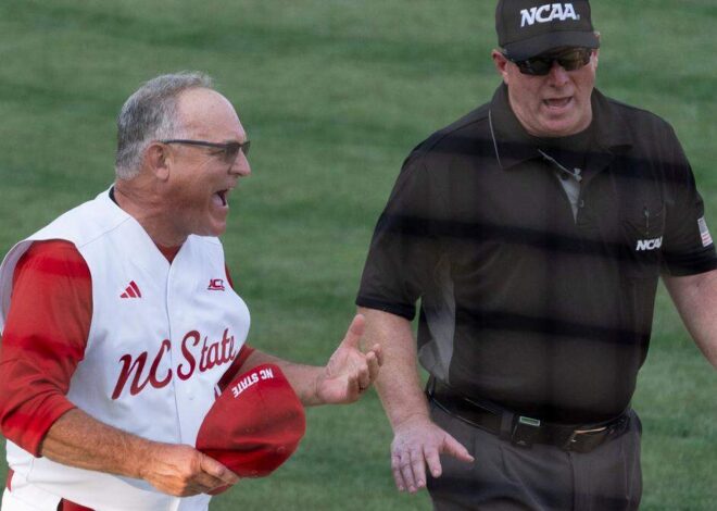 Elliott Avent’s coaching career ends on rare call in NC State baseball loss