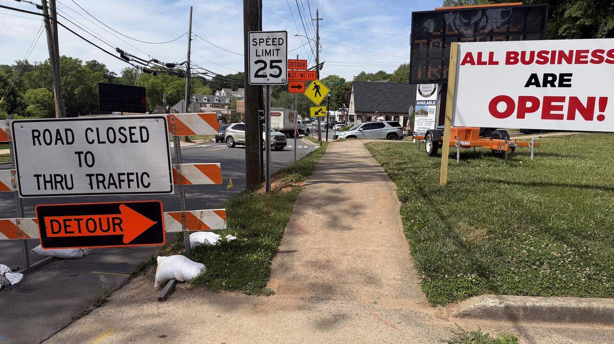 2 Lake Norman restaurants plead for help after road project keeps customers away