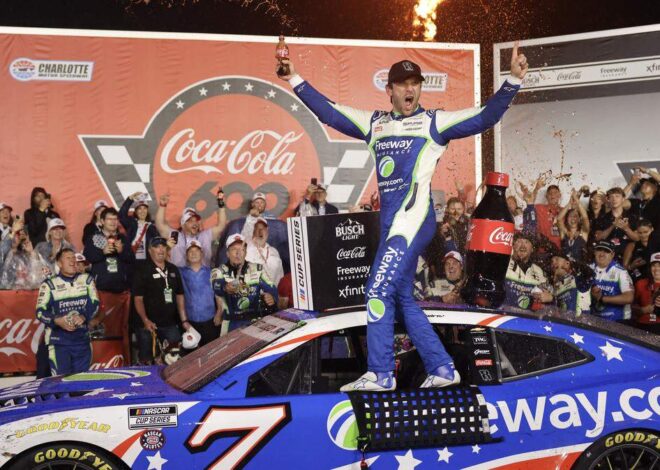 Suarez wins, Kyle Busch is remembered on a Coke 600 weekend doused with emotion