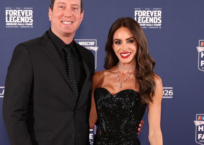 Kyle Busch’s Wife Samantha Breaks Down in Tears Ahead of Moment of Silence