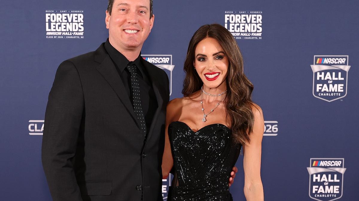 Kyle Busch’s Wife Samantha Breaks Down in Tears Ahead of Moment of Silence
