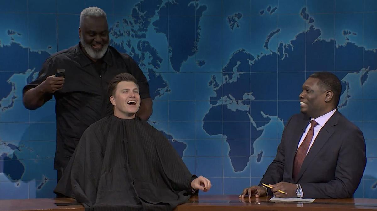 Colin Jost Is Nearly Forced to Shave Off His ‘Award-Winning’ Hair on ‘SNL’