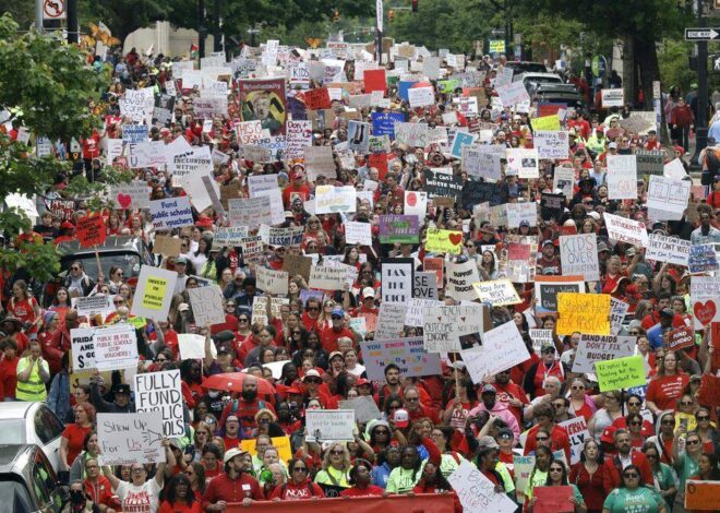 Report: NC sees big drop in teacher union membership and union strength