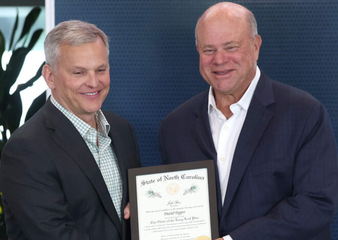Panthers’ David Tepper, Steve Smith honored by North Carolina Gov. Josh Stein