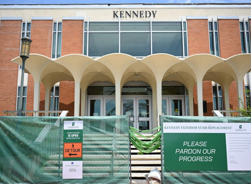 UNC Charlotte is removing one of its most iconic landmarks. It won’t put it back