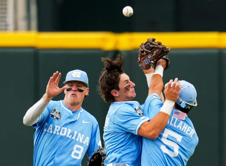 UNC baseball on edge after loss in first game of College World Series finals