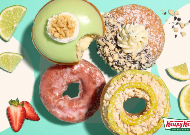 Krispy Kreme adds strawberry cake & lemon bar doughnuts. When can you get them?