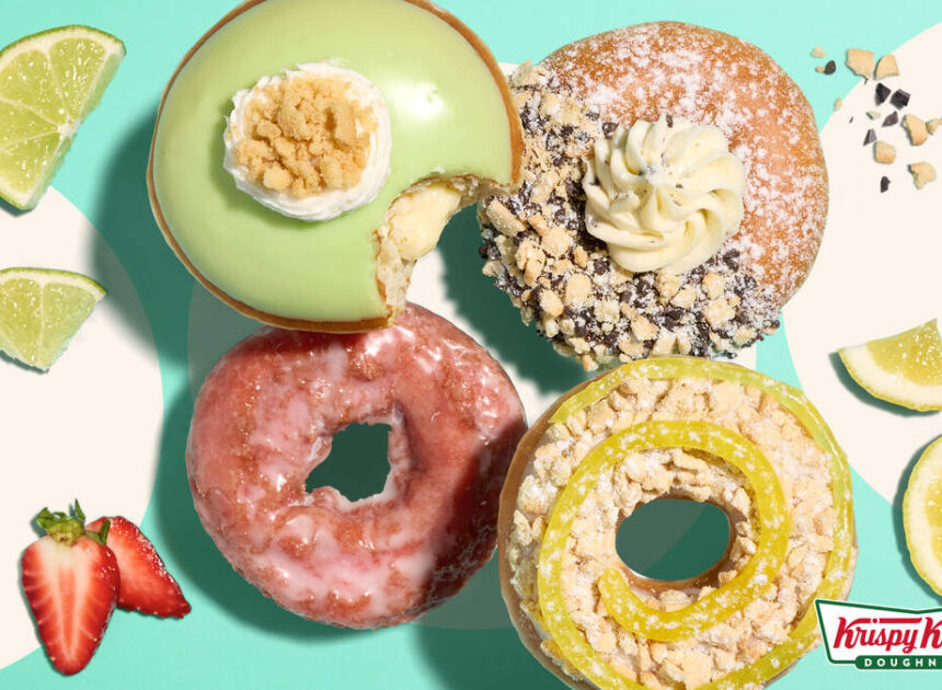 Krispy Kreme adds strawberry cake & lemon bar doughnuts. When can you get them?