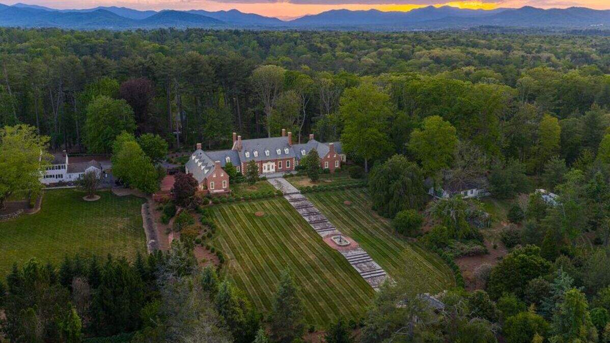 Mansion with ties to one of America’s Founding Fathers for sale in NC mountains