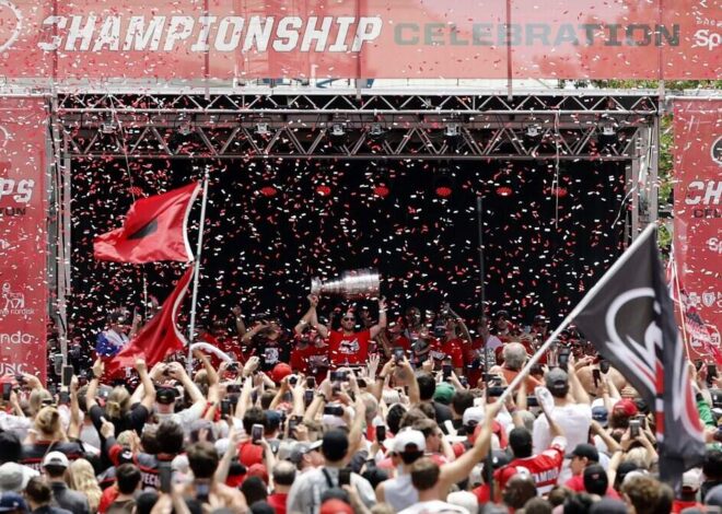 Thousands celebrate Carolina Hurricanes’ Stanley Cup win in downtown Raleigh. See photos