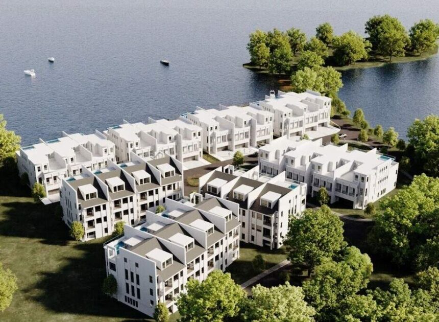 Luxury townhomes to rise on Lake Norman peninsula. Prices start at $2.5 million.