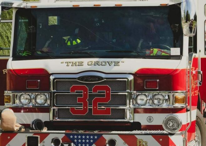 Windshield flies off tumbling fire engine, hits man in his yard, NC officials say