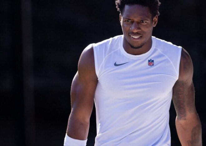 Carolina Panthers cornerback making plays, showing growth in competitive minicamp
