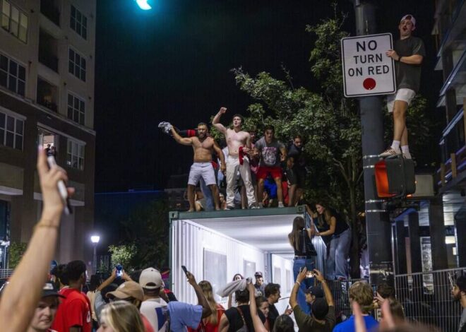Triangle fans erupt in celebration after Carolina Hurricanes take home Stanley Cup