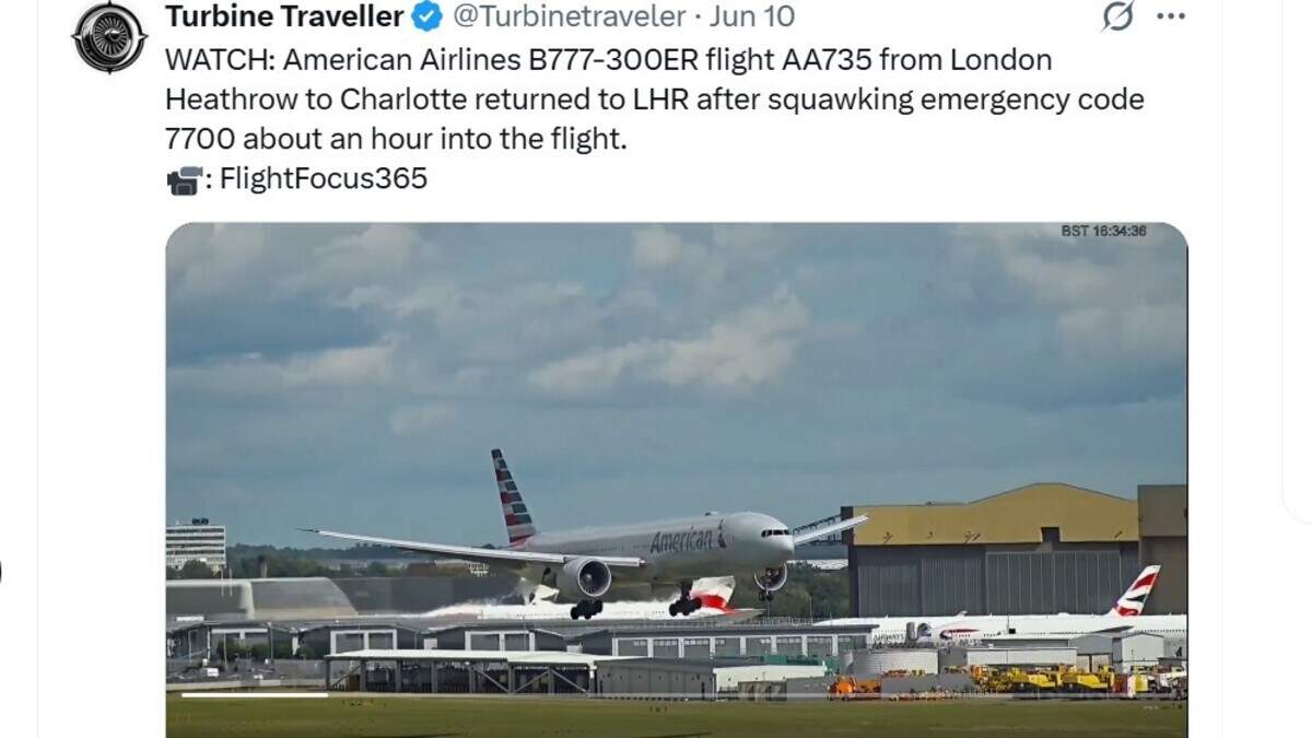 AA pilot declares emergency after lightning strikes London-to-Charlotte flight
