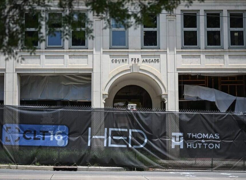 Charlotte data center’s expansion plan no longer includes saving historic facade