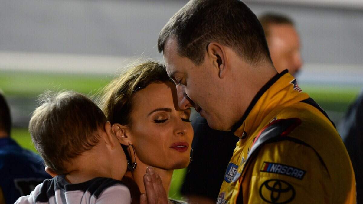 Kyle Busch’s son raced at Charlotte as a ‘promise’ to NASCAR legend, wife says