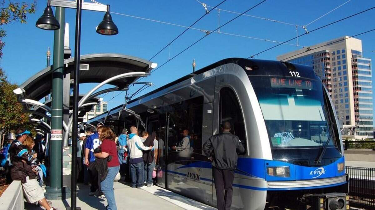 Man with knife on Charlotte light rail argued with others before exiting