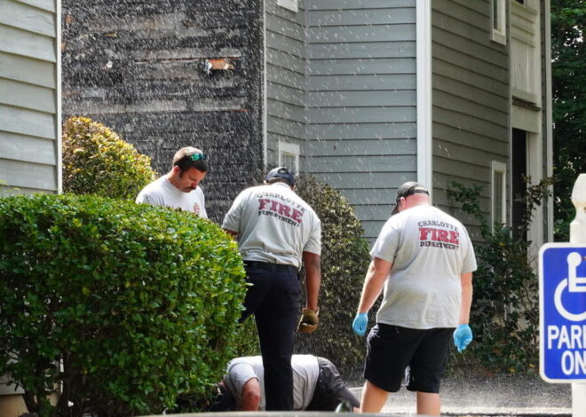 Fire in East Charlotte destroys eight apartments, forces people out
