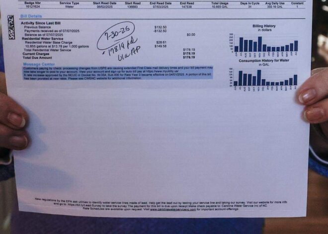 ‘No voice.’ Despite opposition, NC regulators OK 40% rate hike for Carolina Water