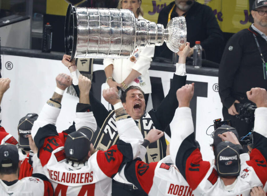The Canes take the Stanley Cup!
