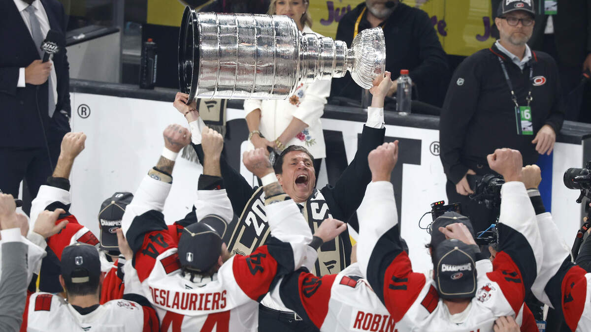 The Canes take the Stanley Cup!