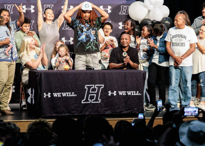Hough star quarterback Ethan Royal makes college commitment
