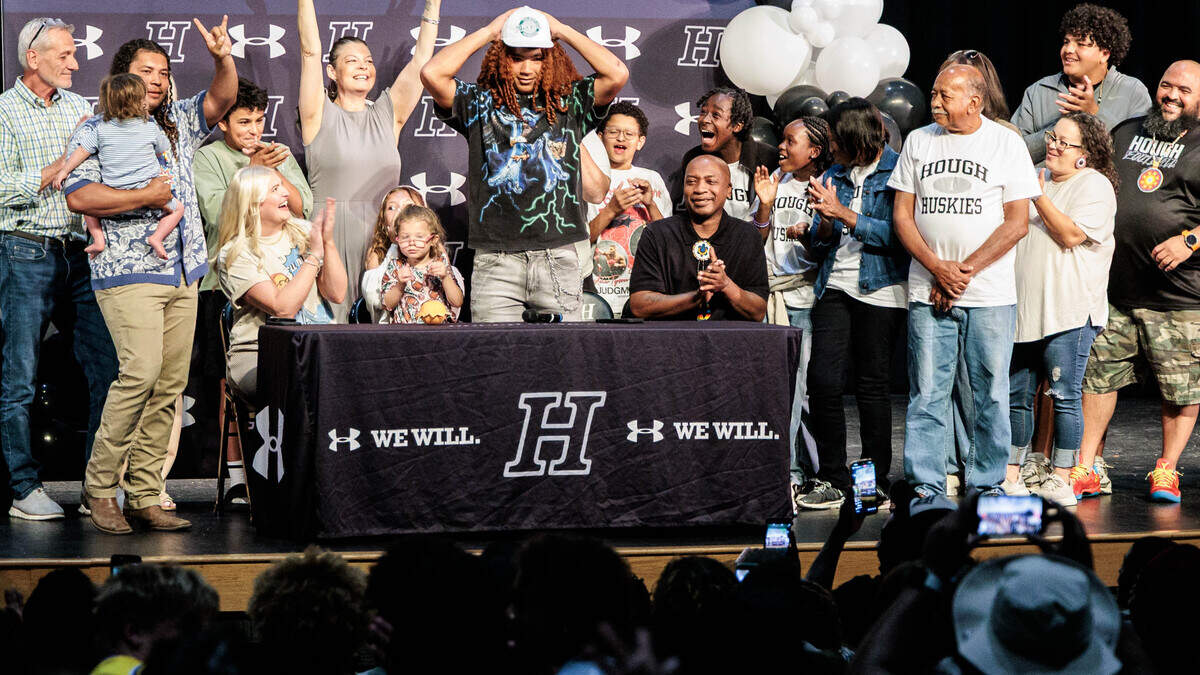 Hough star quarterback Ethan Royal makes college commitment