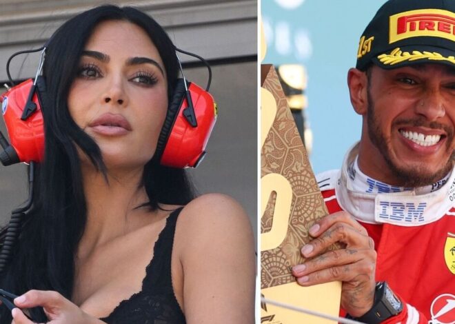 Kim Kardashian and Chicago Celebrate Lewis Hamilton’s Formula 1 Ferrari Victory