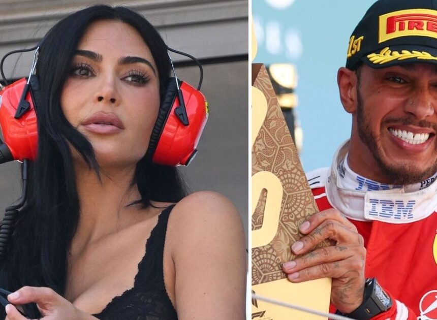 Kim Kardashian and Chicago Celebrate Lewis Hamilton’s Formula 1 Ferrari Victory