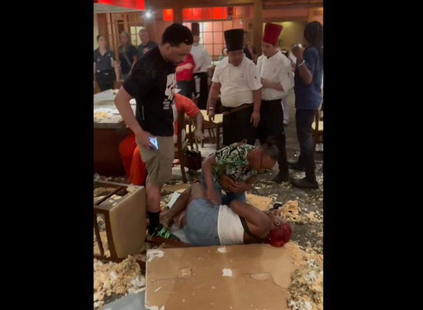 Chaos erupts when steakhouse ceiling collapses, injuring three, NC officials say