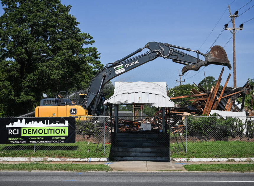 Excelsior Club demolished in west Charlotte, as another historic building falls