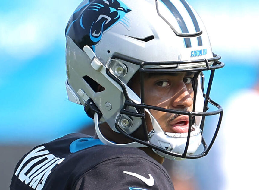 Bryce Young looks like a million — actually, 200 million — bucks at Panther camp