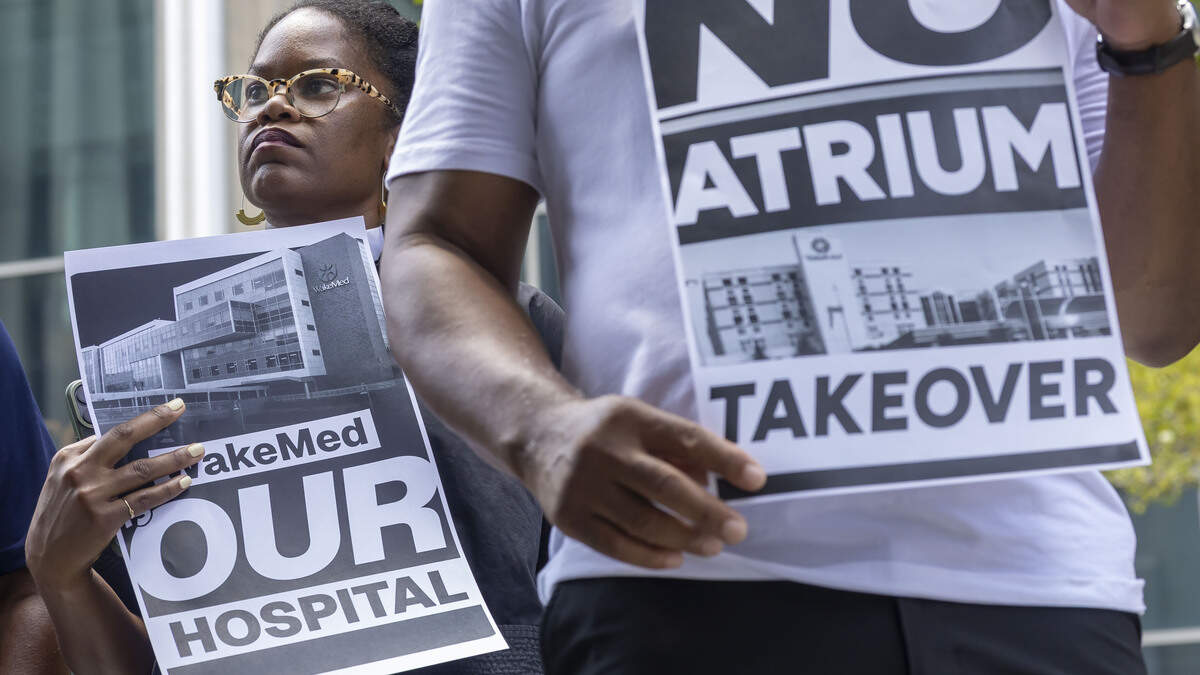 Opponents urge Wake commissioners to block WakeMed merger with Atrium Health
