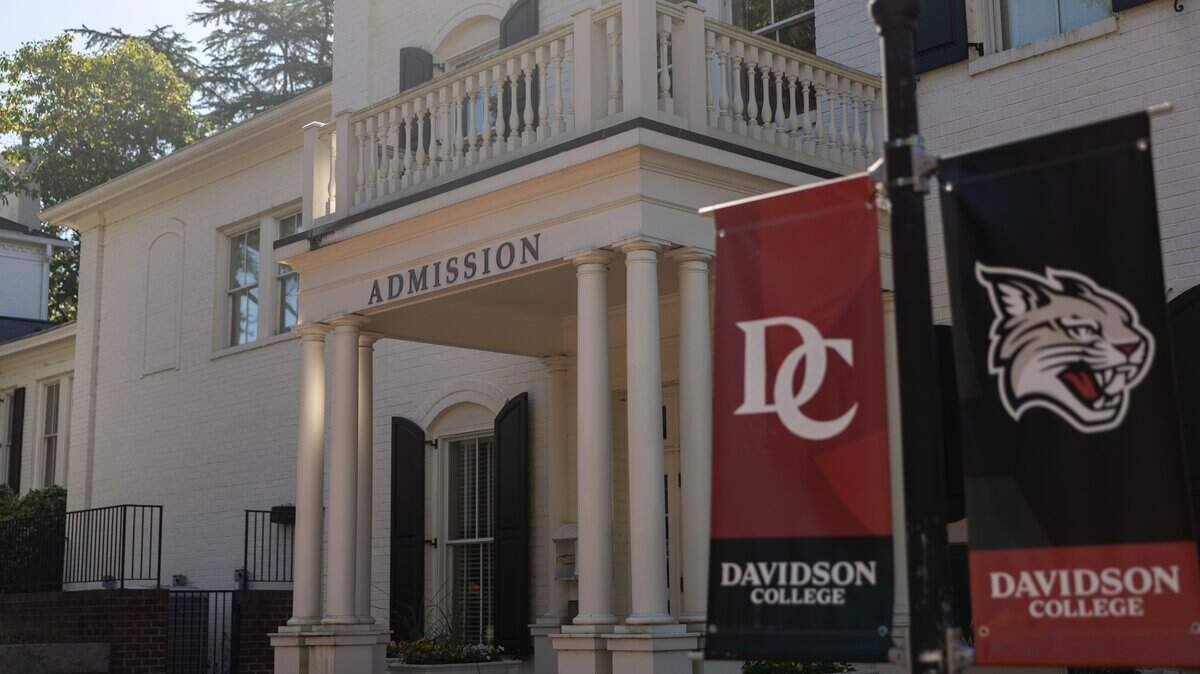 Davidson College will be tuition-free for many students starting next year