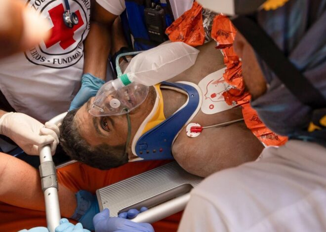 Miami firefighters help rescue man buried in rubble for eight days after earthquake