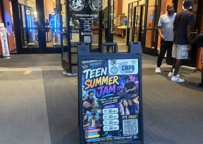 ‘All good vibes’: Mecklenburg County hosts free summer event series for teens