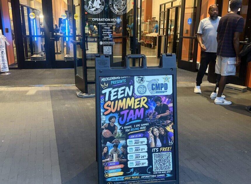 ‘All good vibes’: Mecklenburg County hosts free summer event series for teens