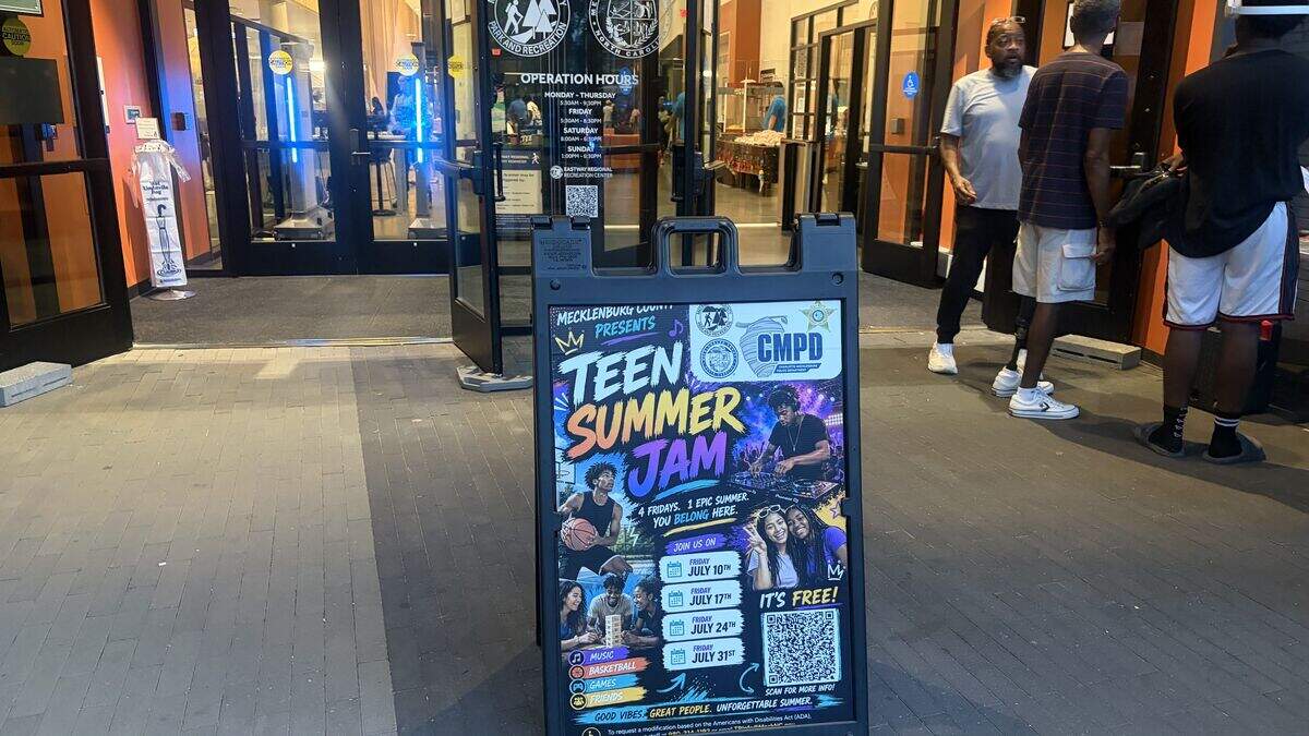 ‘All good vibes’: Mecklenburg County hosts free summer event series for teens