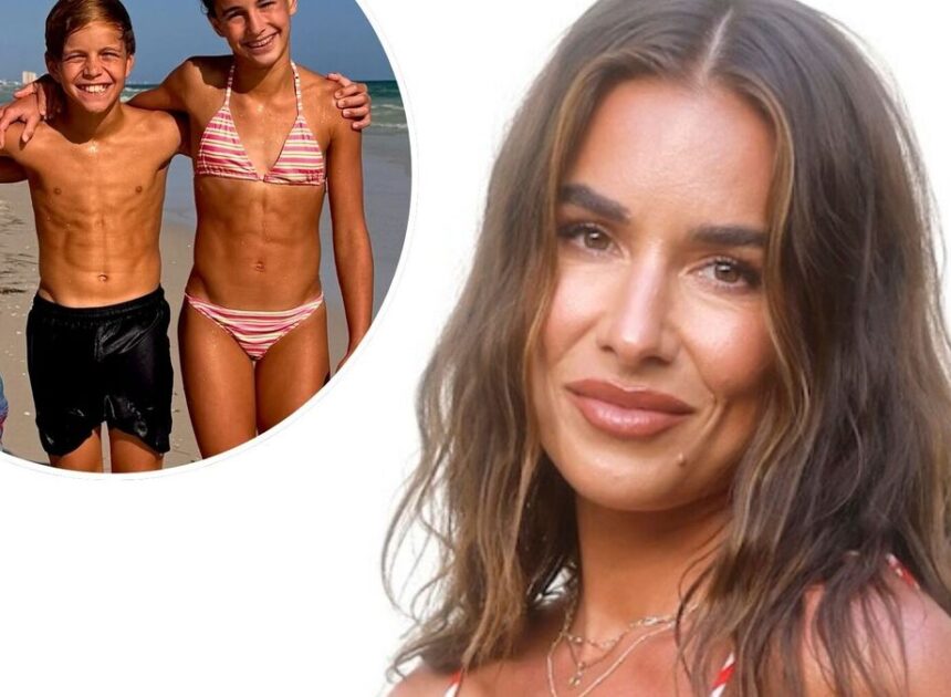 Jessie James Decker’s Kids Flaunt Their Abs During Summer Beach Vacation