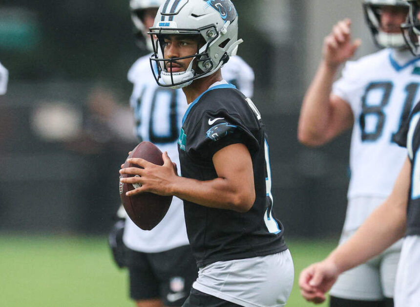 Young, Legette make big plays as offense bounces back in Panthers training camp