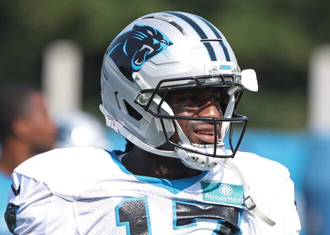 Panthers WR Xavier Legette injured, carted off the field. What his coach said
