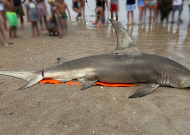 Wounds show 14-foot hammerhead encountered humans before its death, NC experts say