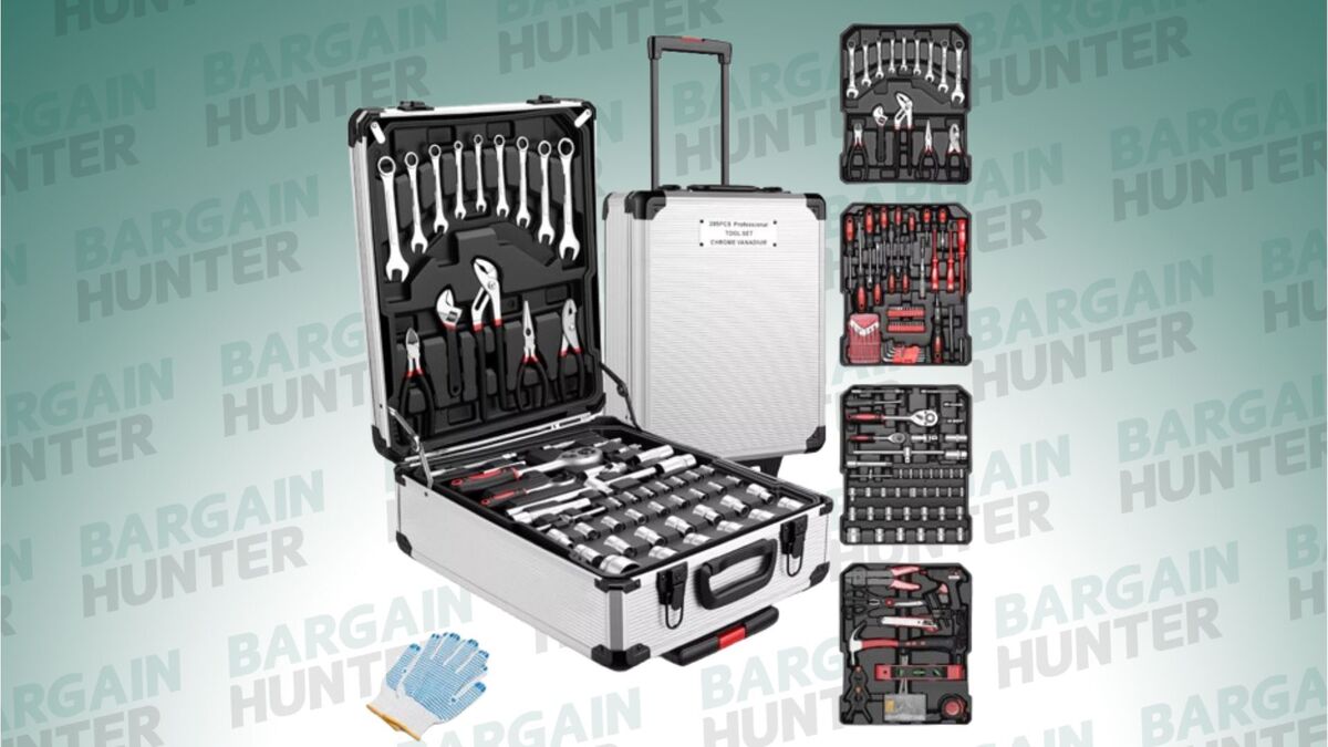 This 399-Piece Rolling Tool Set Is Currently on Sale for Over 60% Off at Macy’s