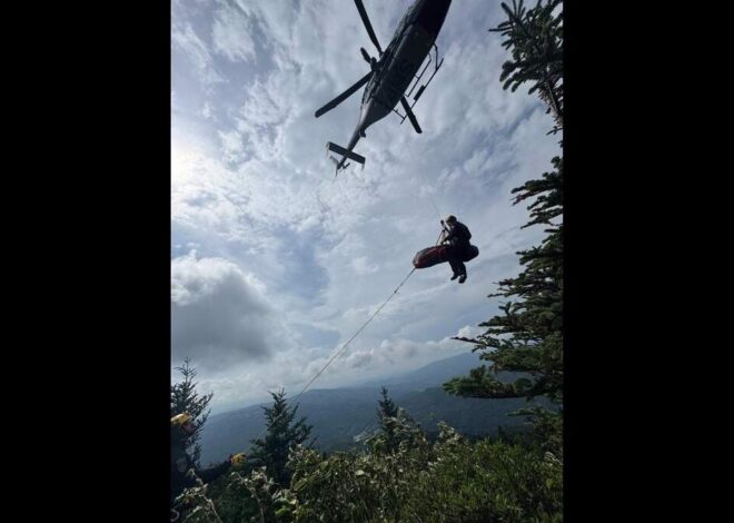 Raleigh firefighters help rescue hiker after 50-foot fall on Grandfather Mountain