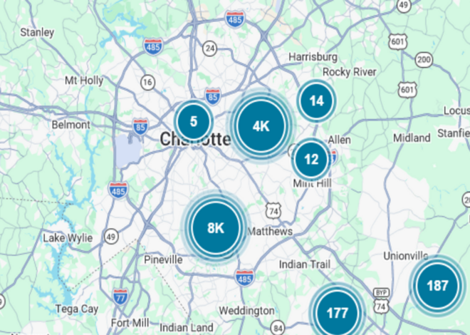 13,000 customers remain without power in Charlotte after storms, Duke Energy says