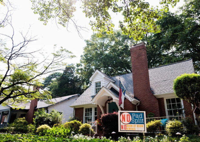Wesley Heights neighbors noticed new home construction. Then came the ‘No’ signs.