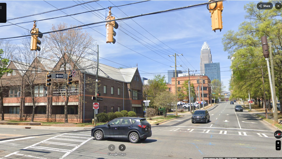 Unusual uptown crime scene includes homicide, robbery and a car crash, CMPD says
