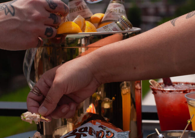 Camp North End’s new rooftop bar is only here for a little while. What to expect