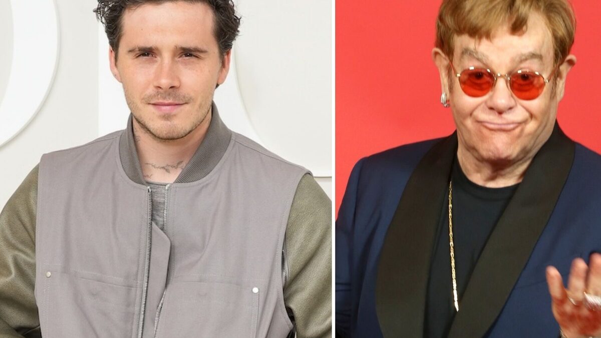 Brooklyn Beckham, Wife Spotted With His Godfather Elton John Amid Family Feud